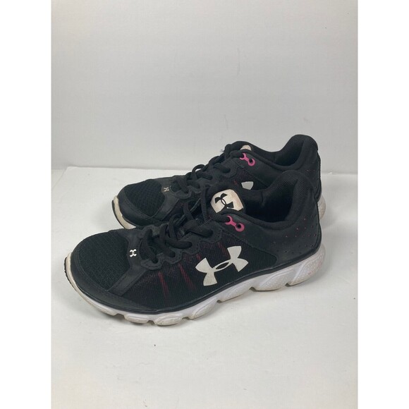 UNDER ARMOUR Micro G Assert 6 Women's Size 7 Black Running Shoes 1266252-001 - Picture 3 of 8